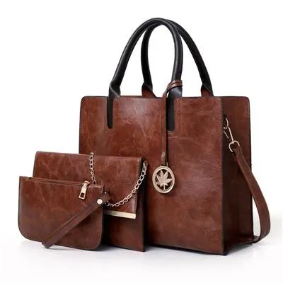 - Women Tote Leather for - Brown Rave reviews Safe payments Design Bag 3-in-1 Versatile