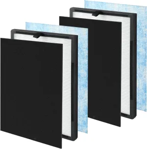 2 Packs Airmax 8L 3-in-1 Blue Ultra-Filter HEPA Filter Compatible with Okaysou Airmax 8L Air Purifier with H13 Grade True HEPA Replacment Filter