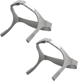 2 Packs Replacement Nuance Pro Headgear, CPAP Headgear Compatible with Philips Respironics Nuance Pro Gel Nasal Pillows Mask, Soft Adjustable Head Strap