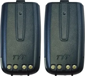 2 Packs TYT TH-UV8000D Battery Enlarge Capacity 3600mAh Replacement TH-UV8000E Two Way Radio LB-75L Battery 7.4V Walkie Talkie Accessories