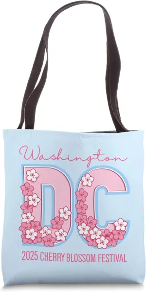 2025 Cherry Blossom Festival Washington DC Souvenir Tote Bag