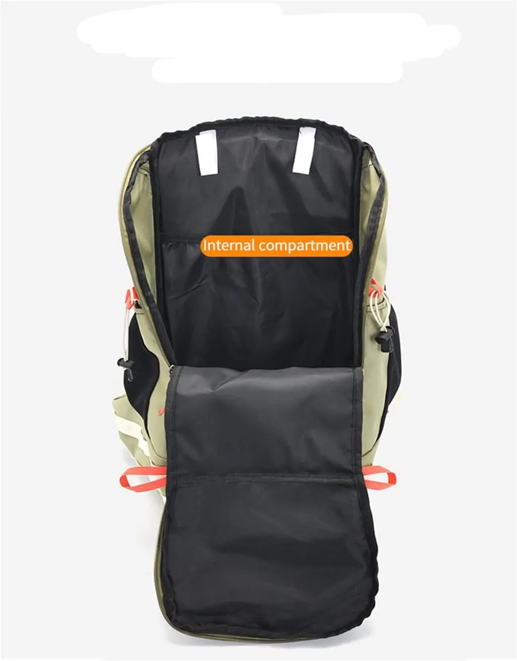 40L Hiking Backpack Travel Backpack Multi Pocket Sports Bag Large Capacity(Black)
