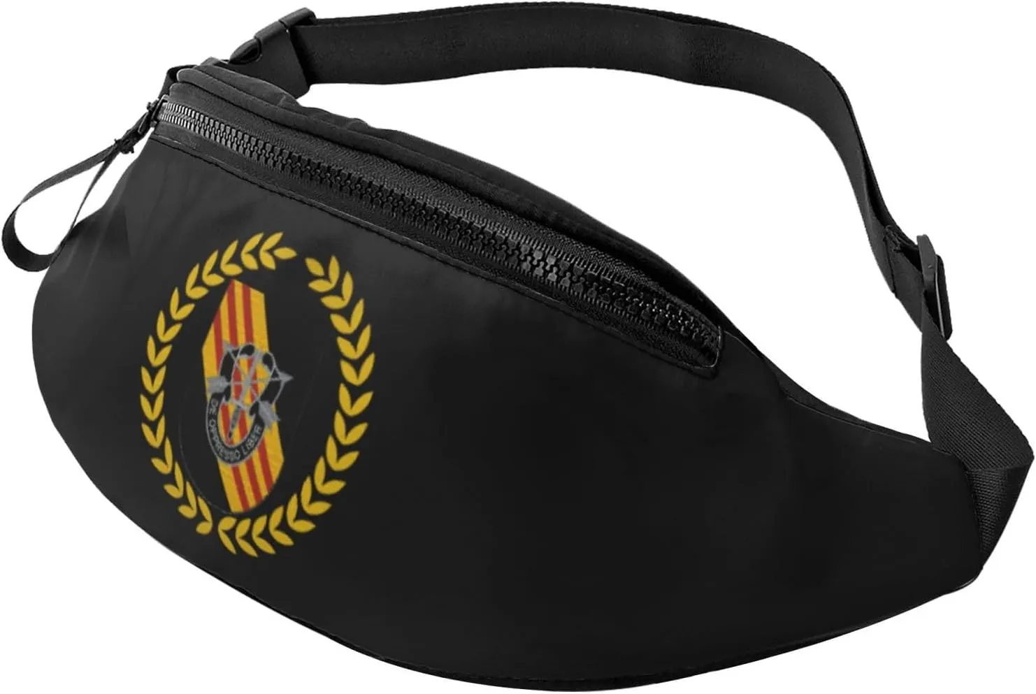 5th Special Forces Group Men's and women's fanny packs, teen fashion fanny packs for travel, running, hiking, Black