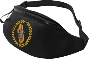 5th Special Forces Group Men's and women's fanny packs, teen fashion fanny packs for travel, running, hiking, Black