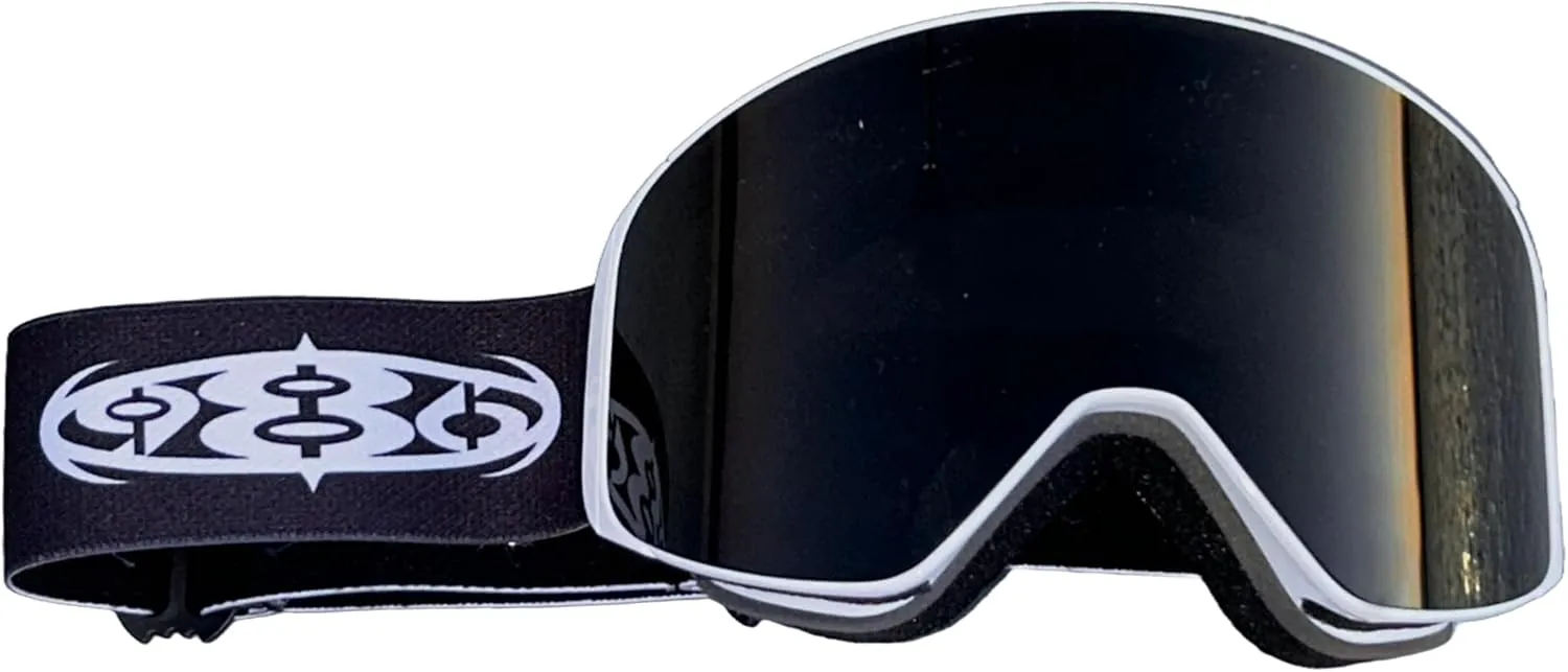 986 Productions Ski and Snowboard Goggles – Magnetic Lens, UV Polarized, Glasses & Helmet Compatible (camo)