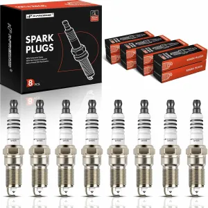 A-Premium 7397 Iridium Platinum Spark Plugs (8 Packs) Compatible with Chevrolet, Buick, Cadillac Cars - Impala, Tahoe, Camaro, Colorado, LaCrosse, SRX, Escalade, CTS, Corvette, V8 4.6L-6.0L, 1993-2014