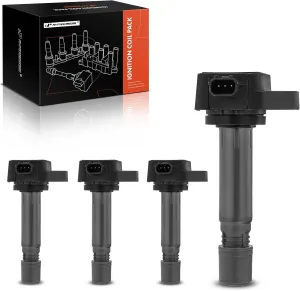 A-Premium Engine Ignition Coil Packs Compatible with Honda Civic 2006-2011 I4 1.8L 4-PC Set