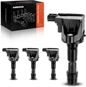 A-Premium Engine Ignition Coil Packs Compatible with Honda CR-Z 2011-2016 Fit 2009-2014 1.5L 4-PC Set