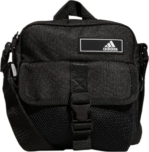 adidas Amplifier 2 Festival Crossbody Bag, Black/White, One Size