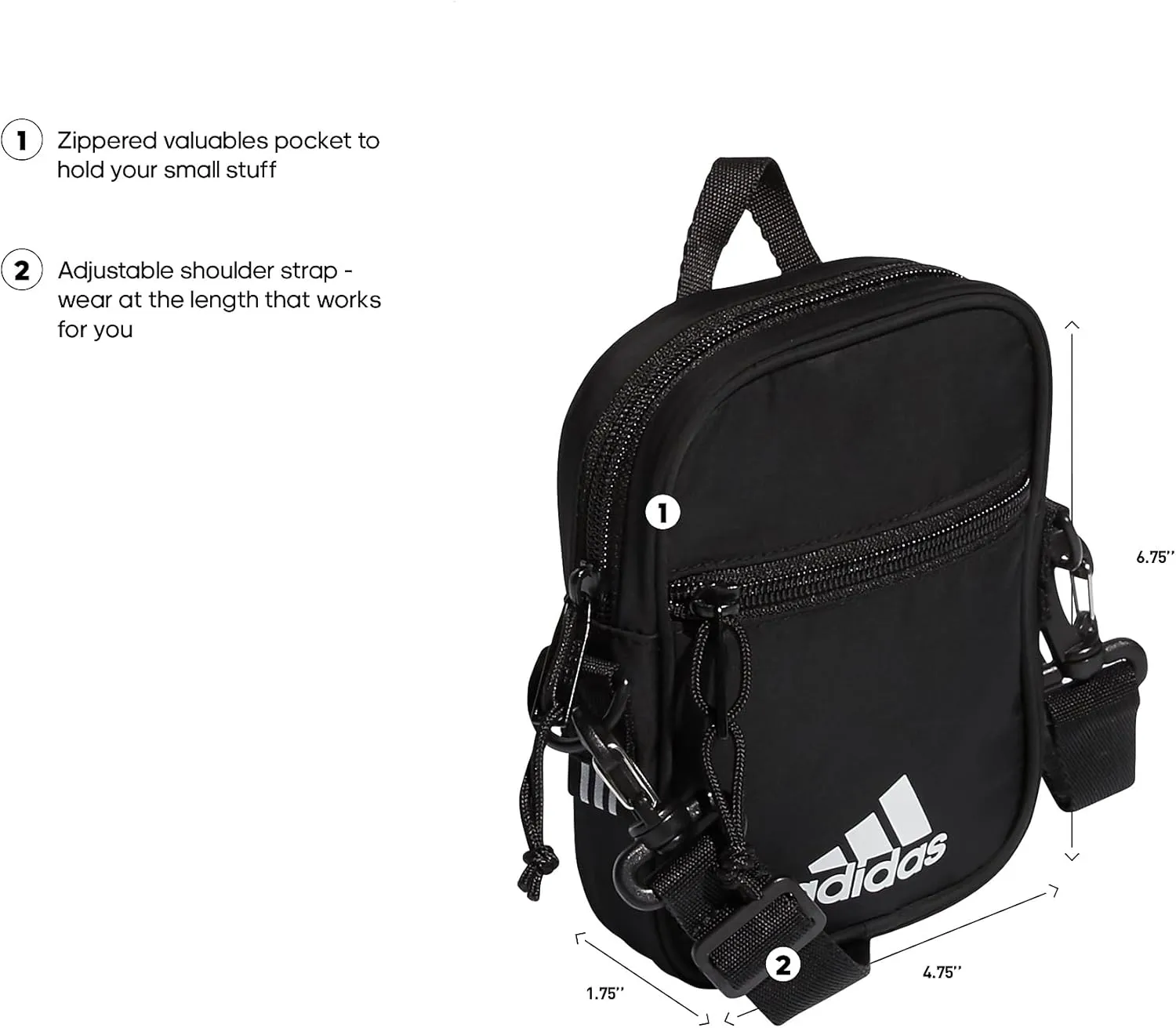 adidas Unisex Adult Must Have Festival Crossbody Small Bag
