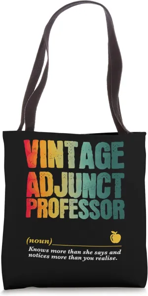 Adjunct Professor Appreciation Week Back to School Tote Bag