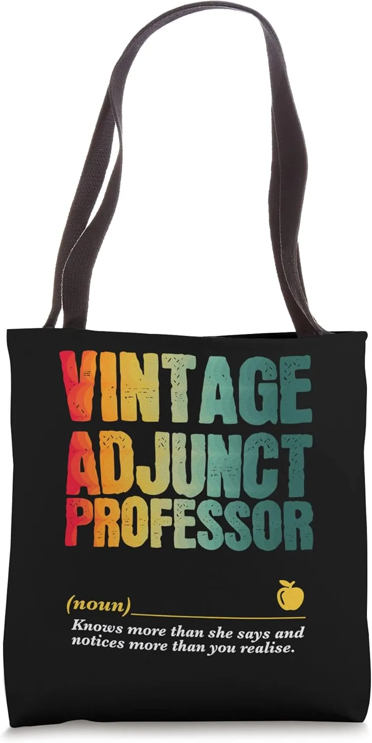 Adjunct Professor Appreciation Week Back to School Tote Bag