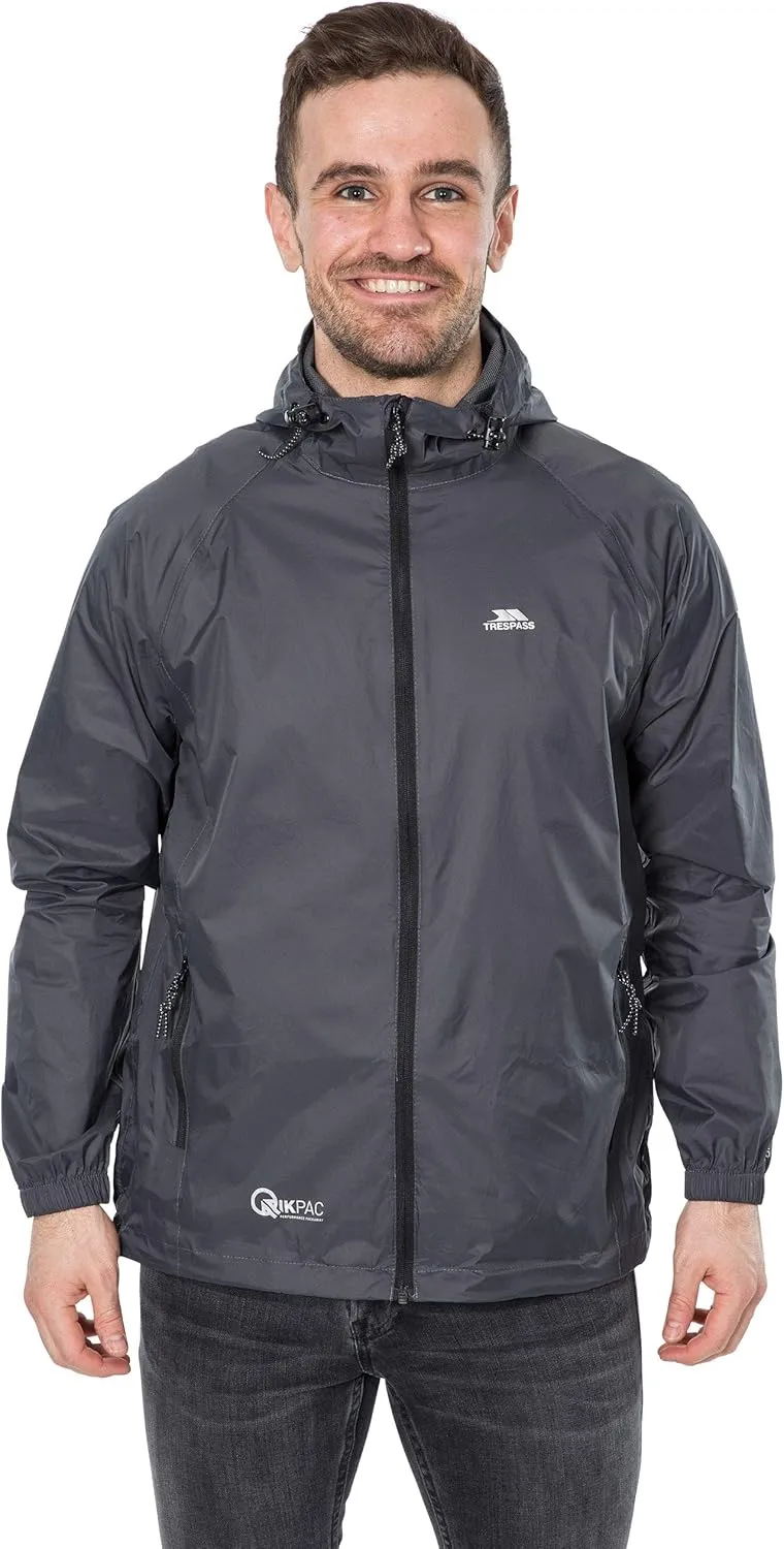 Adults Unisex Qikpac Packaway Waterproof Jacket