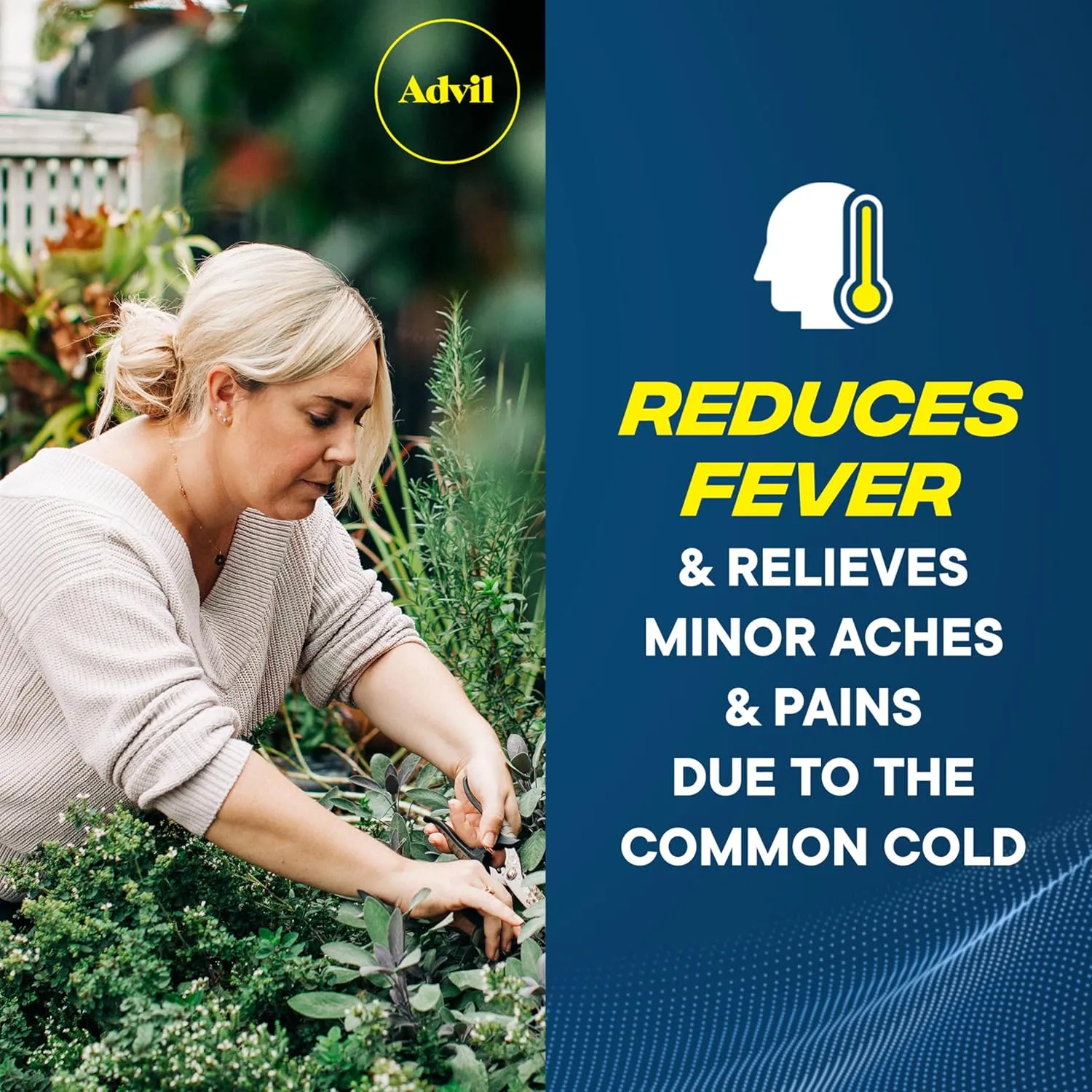Advil Liqui-Gels Minis Pain Reliever and Fever Reducer, Pain Medicine for Adults with Ibuprofen 200mg for Pain Relief - 80 Liquid Filled Capsules