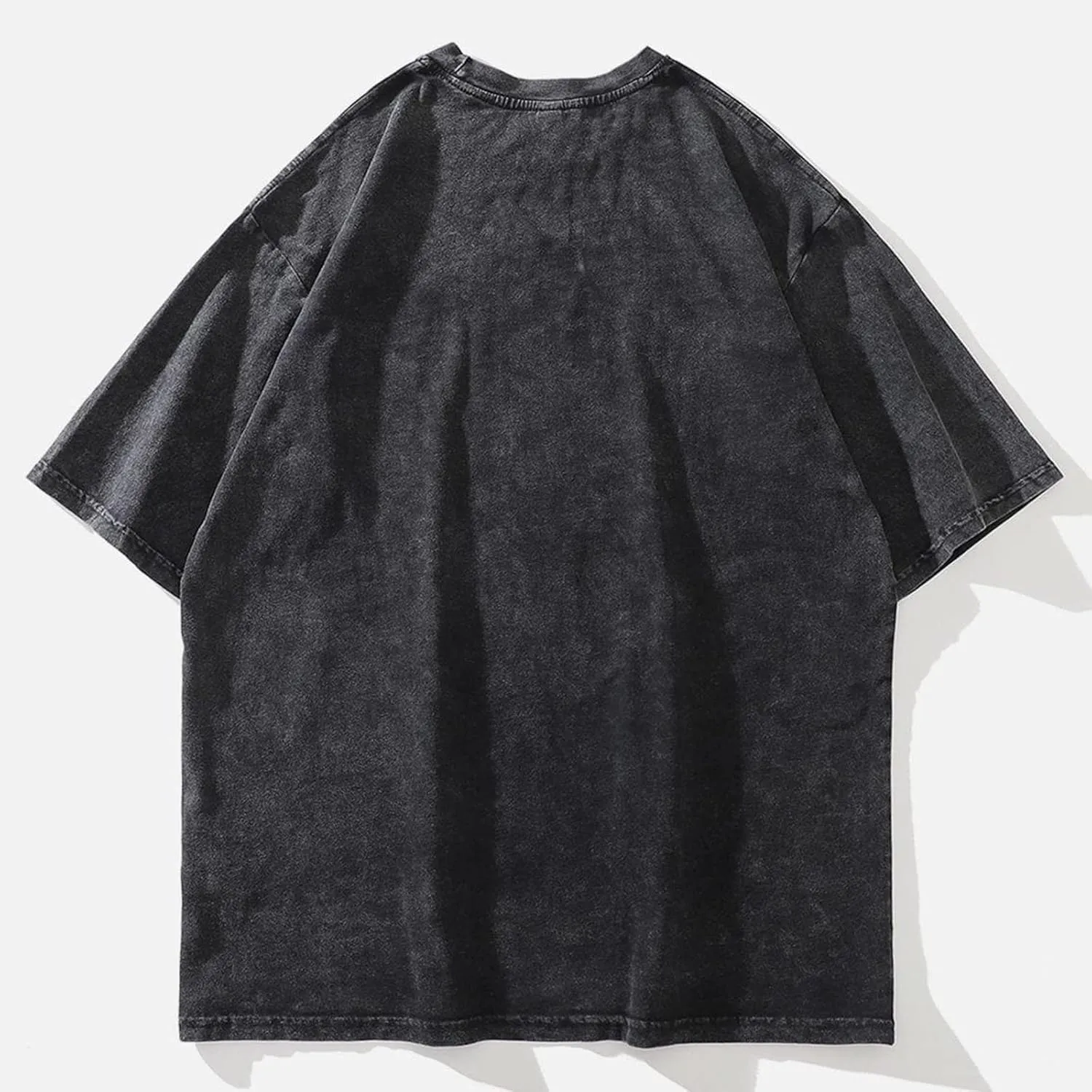 Aelfric Eden Graphic Tees Men Oversized Doberman Shirt Washed Vintage Streetwear Casual Summer Tops T-Shirt Unisex