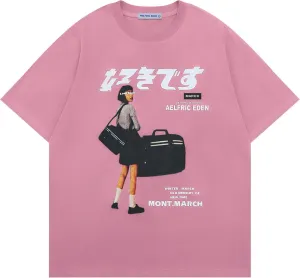 Aelfric Eden Mens Oversized Graphic Tee Summer Unisex Hipster Printed Casual Harajuku Top Tshirt