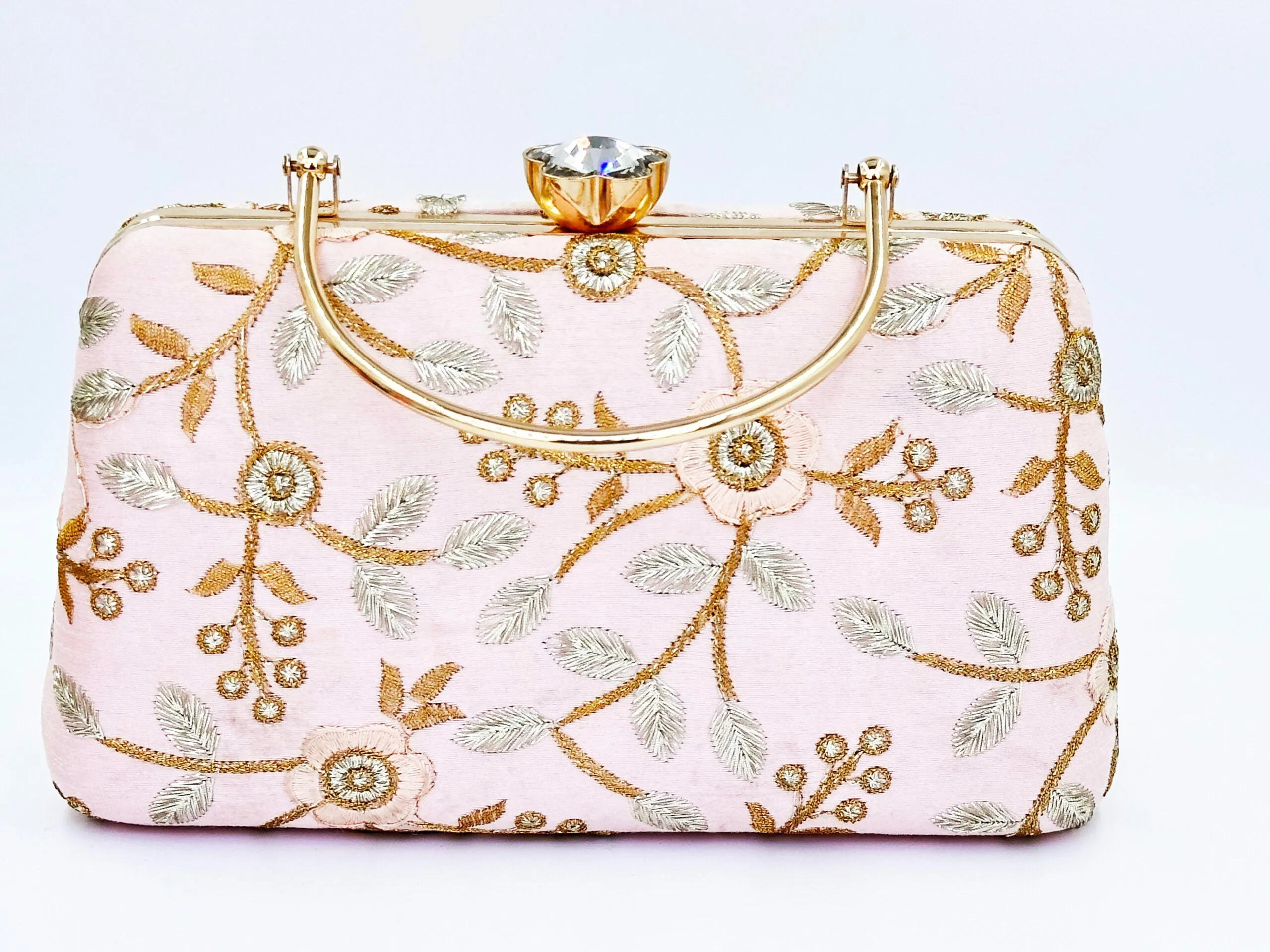 AESTHETIC PINK SEQUINED PARTY CLUTCH