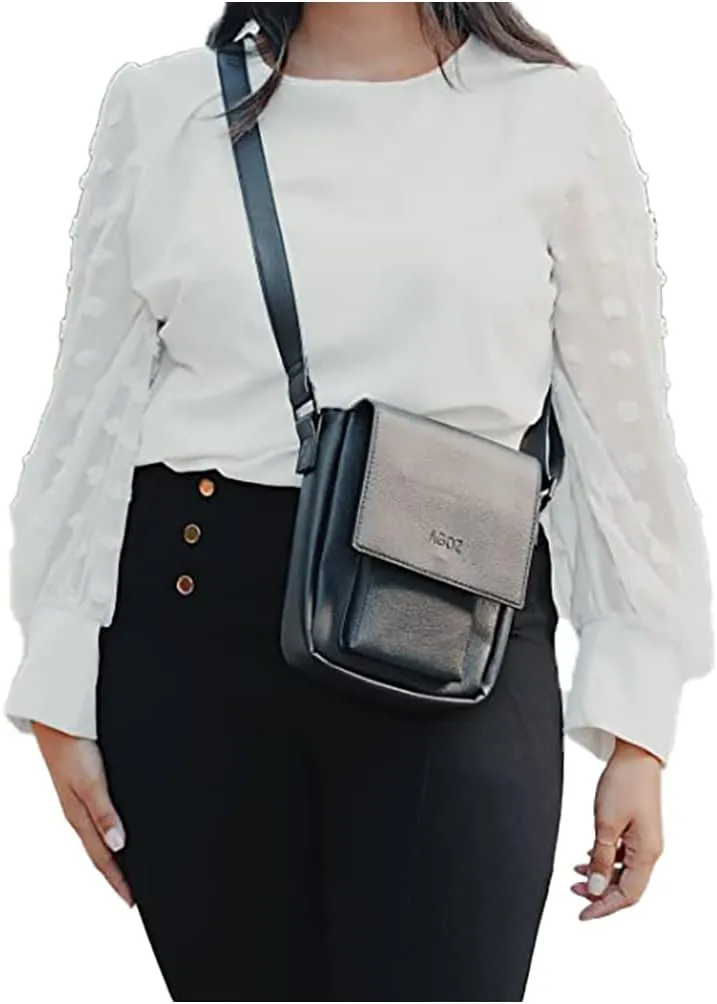 AGOZ Crossbody Cell Phone Purse Wallet Sling Bag Shoulder Strap for Apple iPhone