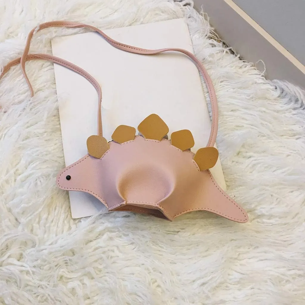 AIBEARTY Kids Boys Girls Crossbody Purse 3D Cute Dinosaur Clutch Animal Handbags Messenger Bag