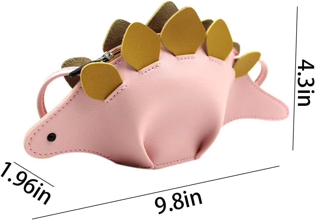 AIBEARTY Kids Boys Girls Crossbody Purse 3D Cute Dinosaur Clutch Animal Handbags Messenger Bag
