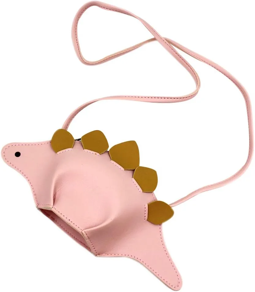 AIBEARTY Kids Boys Girls Crossbody Purse 3D Cute Dinosaur Clutch Animal Handbags Messenger Bag