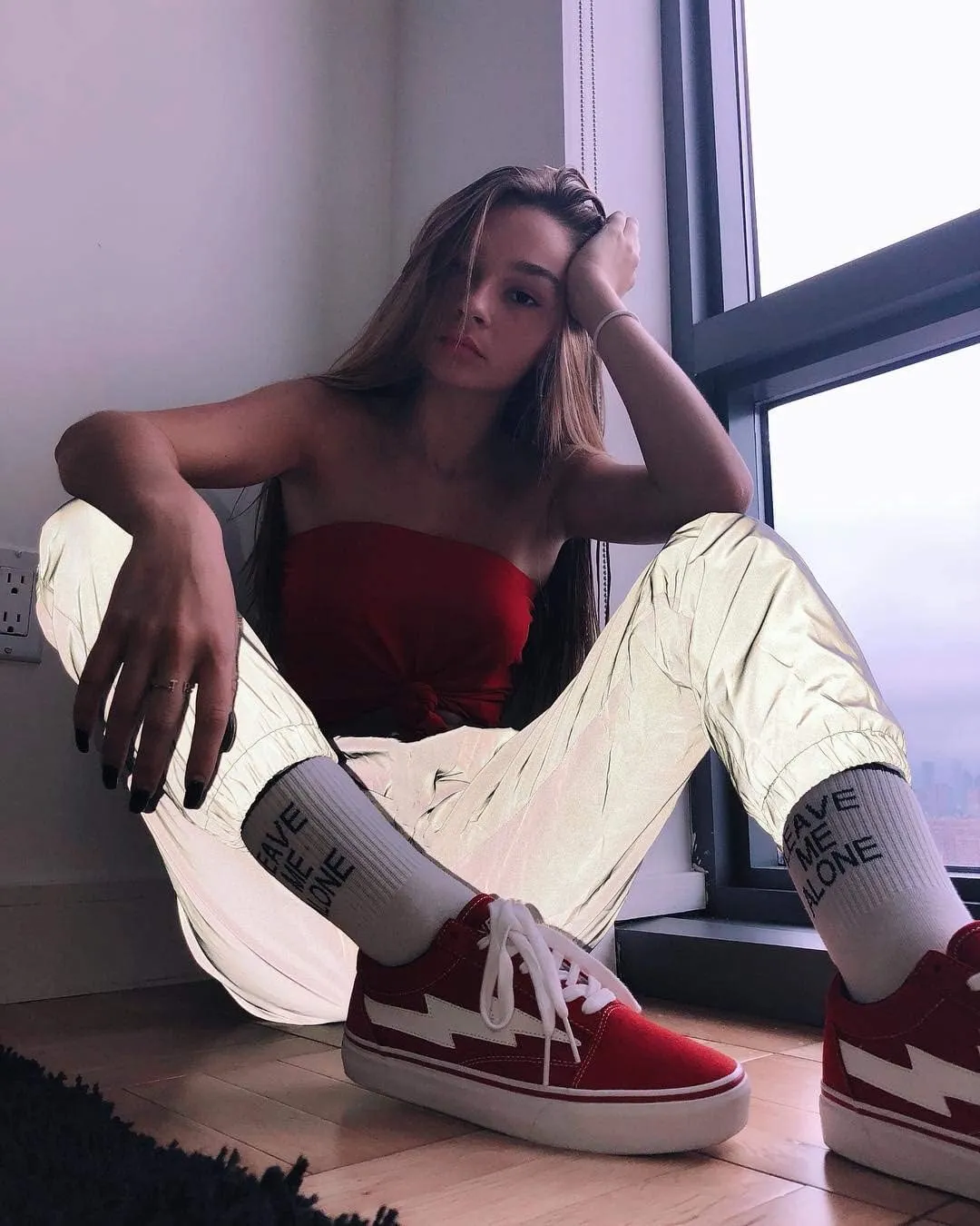 AIBEARTY Women Reflective Pants Casual Dance Sport Track Trouser Sweatpants Jogger Pants Party Festival Rave Outfit