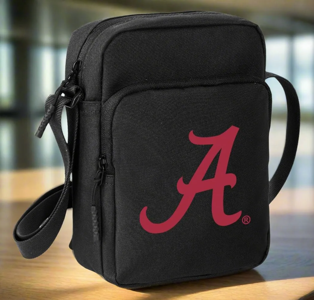 Alabama Travel Bag University of Alabama Crossbody Sling Pack for Sports Workout Running Festival Waist Pack Black