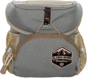 Alaska Guide Creations Hybrid Binocular Pack | Compact Utility Bag with Mesh Side Pockets | Binocular Harness for Comfort and Quick Access (Foliage)