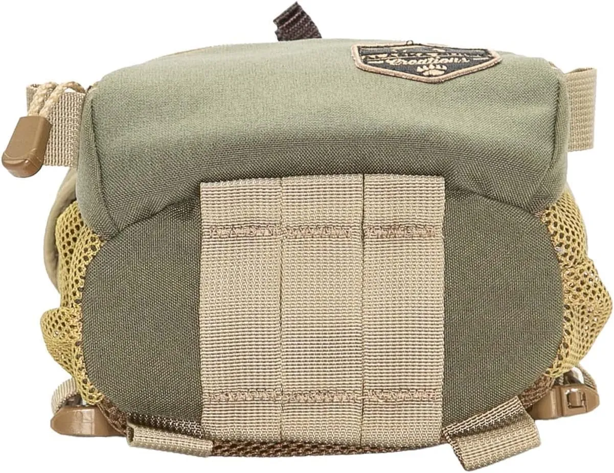 Alaska Guide Creations Hybrid Binocular Pack | Compact Utility Bag with Mesh Side Pockets | Binocular Harness for Comfort and Quick Access (Mossy Oak Break-Up Country)