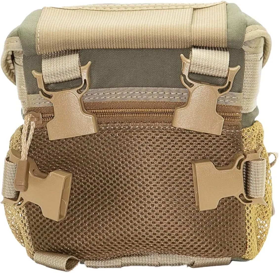 Alaska Guide Creations Hybrid Binocular Pack | Compact Utility Bag with Mesh Side Pockets | Binocular Harness for Comfort and Quick Access (Mossy Oak Break-Up Country)