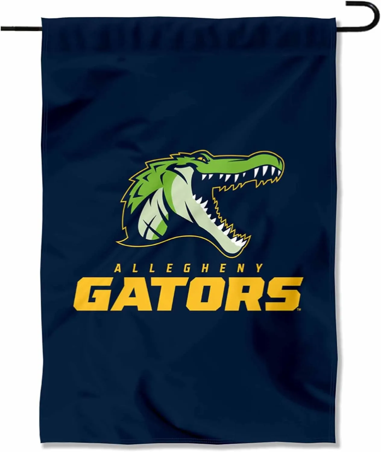 Allegheny College Gators Wordmark Logo Garden Banner Flag