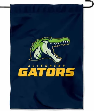 Allegheny College Gators Wordmark Logo Garden Banner Flag
