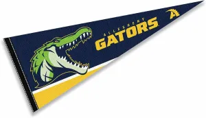 Allegheny College Gators Wordmark Pennant Flag