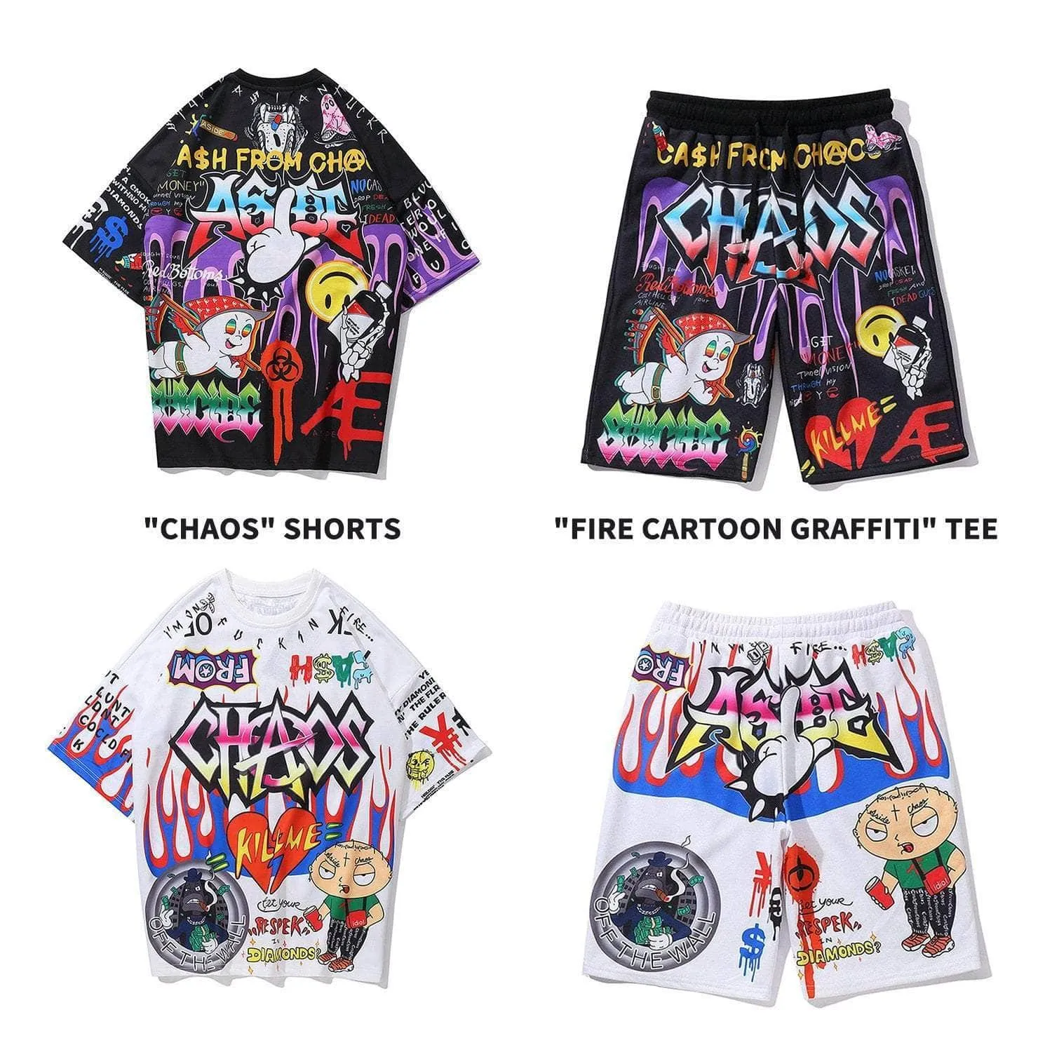 Anime Design Printed Tee