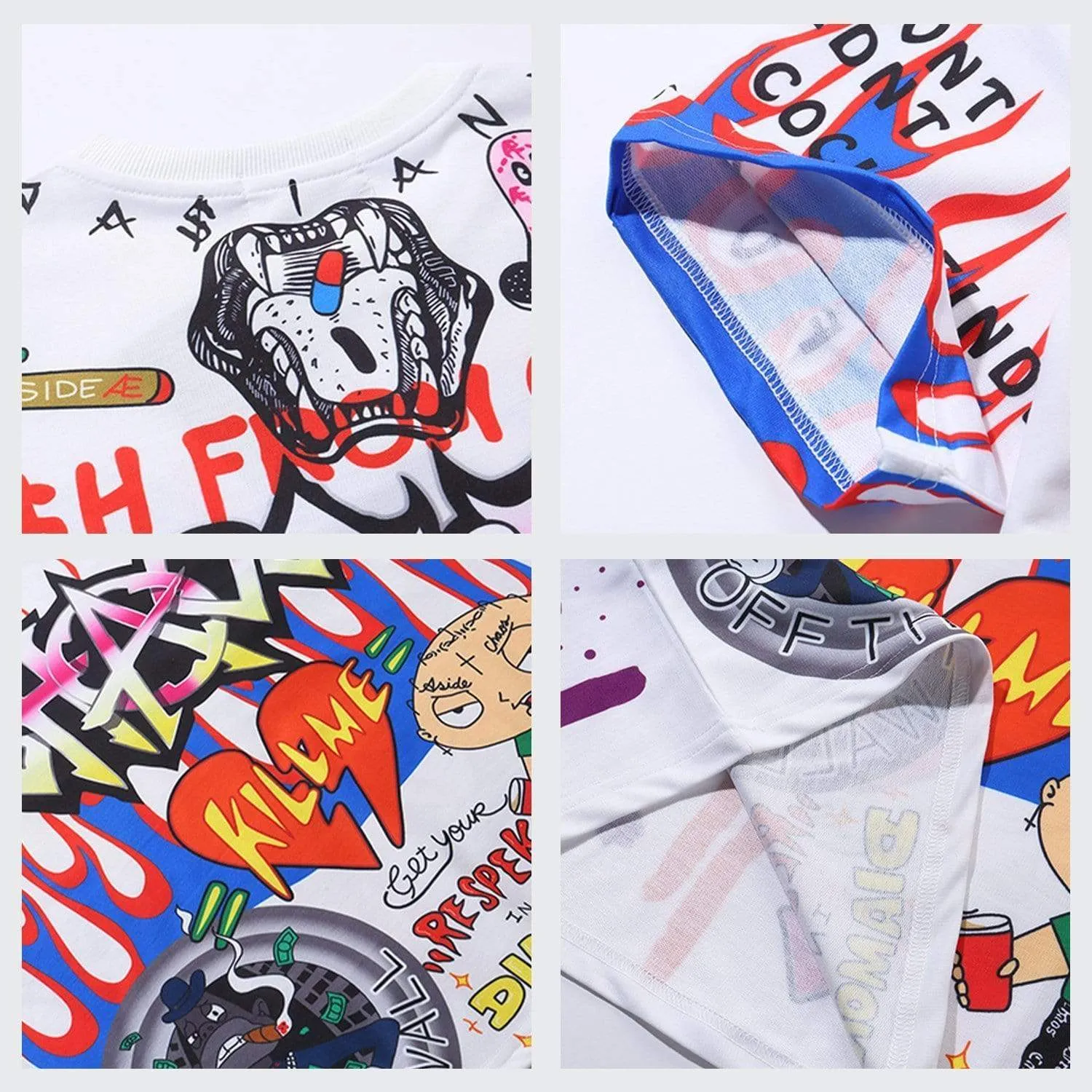 Anime Design Printed Tee