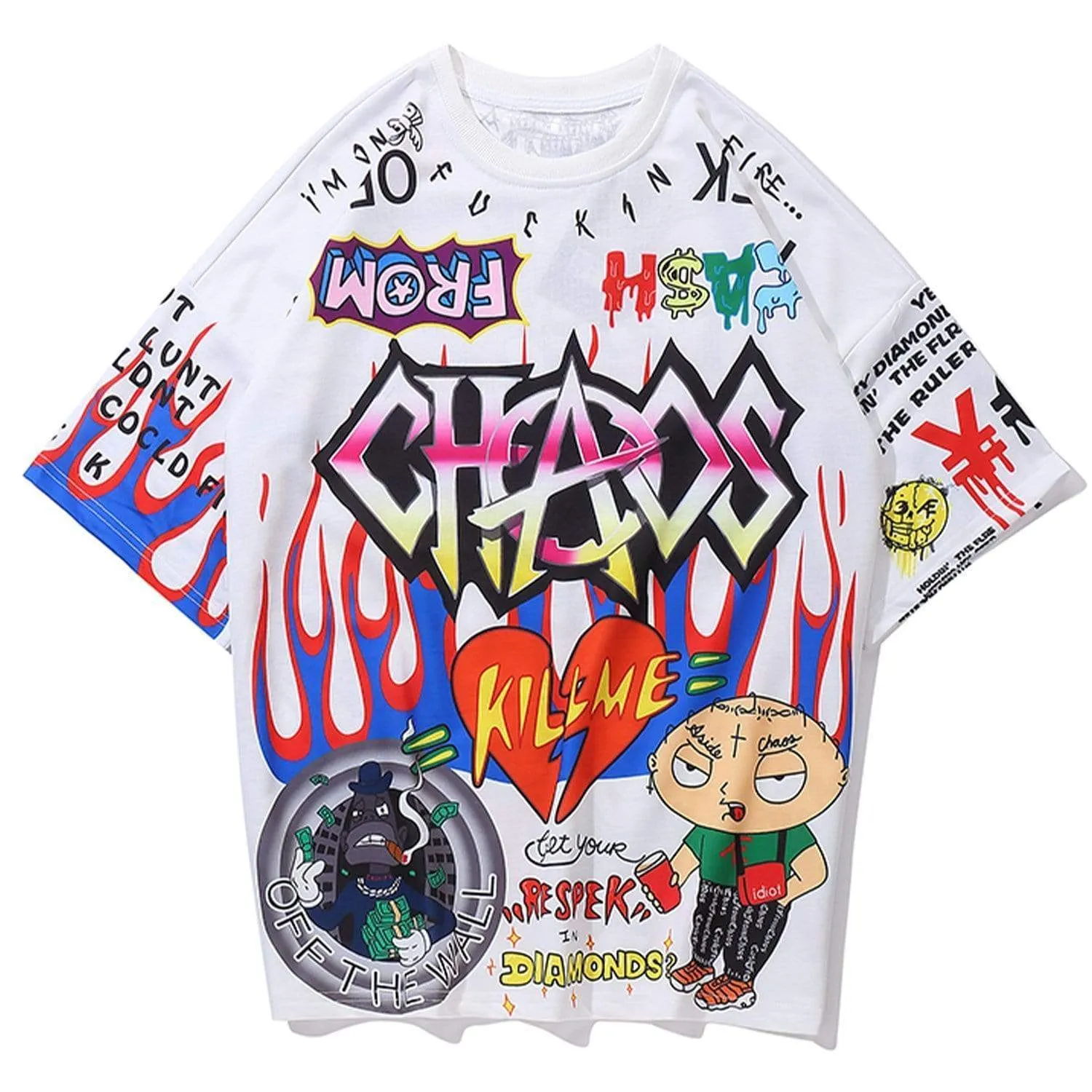 Anime Design Printed Tee