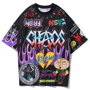 Anime Design Printed Tee