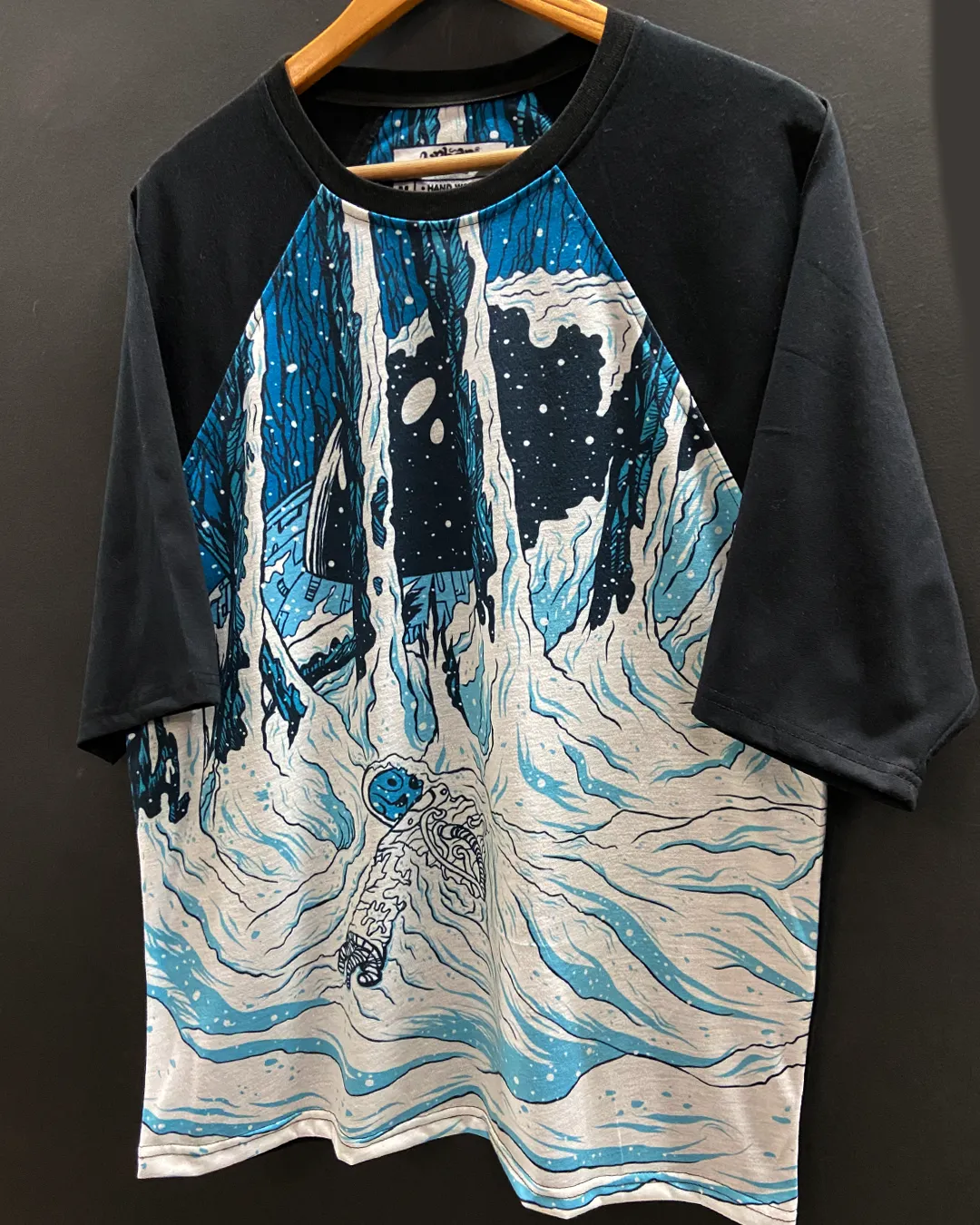 Astro Yeti Oversized Raglan T-shirt