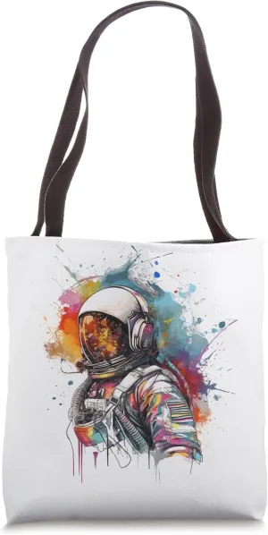 Astronaut Rave Edm Dubstep Trance Jam Festival Tote Bag