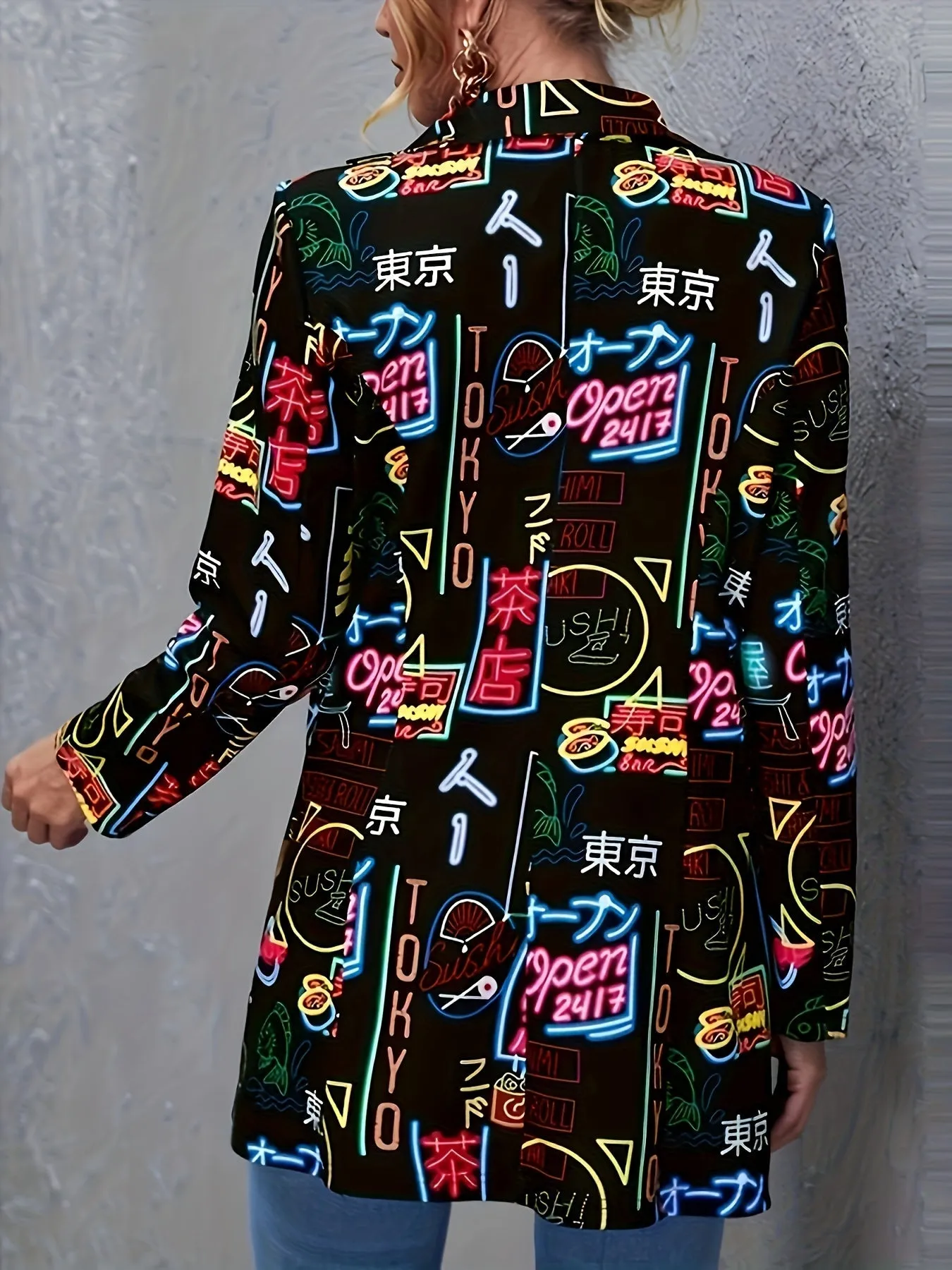 Avery™ Modern Graffiti Blazer | Stylish Urban Outerwear