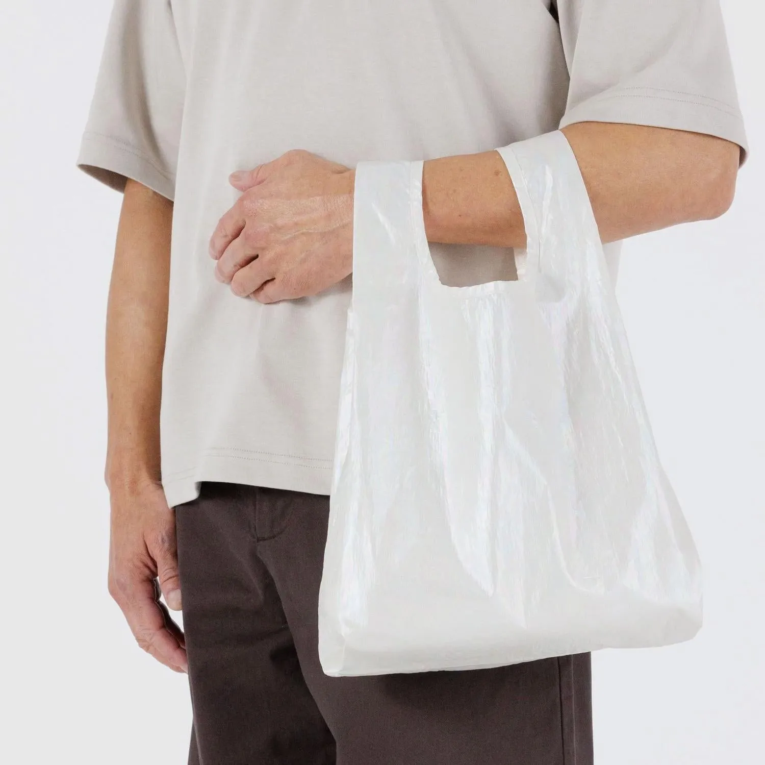 Baby Reusable Tote: Pearl Metallic