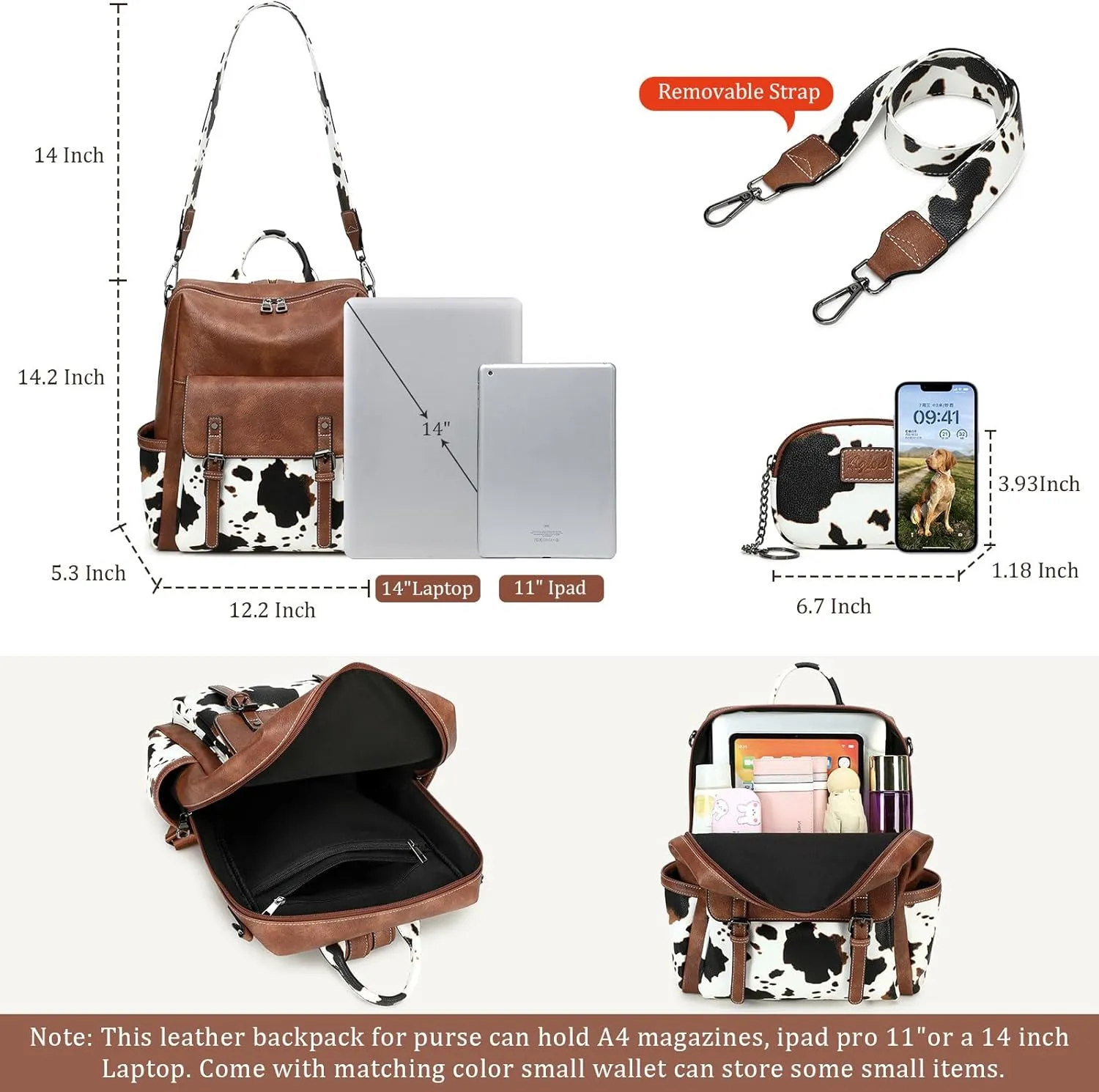 Backpack Purse for Women PU Leather Back Packs Designer Ladies Shoulder Bag Fashion Faux Work Travel Handbags