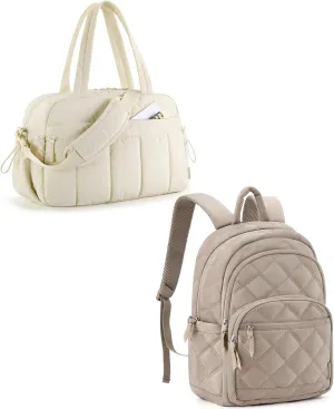 BAGSMART Gym Bag for Women and College Backpack