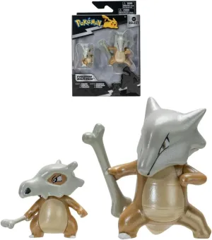 Bandai - Pokémon - Osselait & Bone Evolution Pack - 5 cm Osselait Figure   10 cm Bone Figure - JW2774