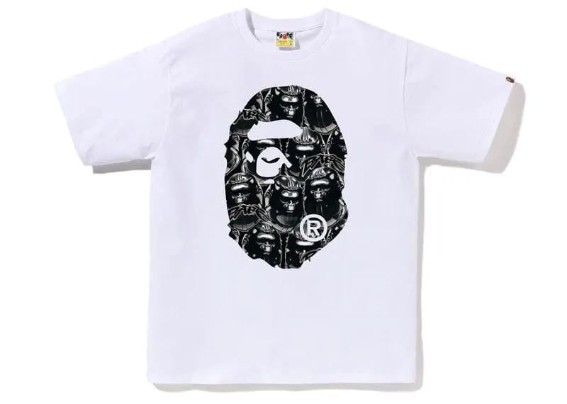BAPE Ape Head Graffiti Big Ape Head Tee White/Black