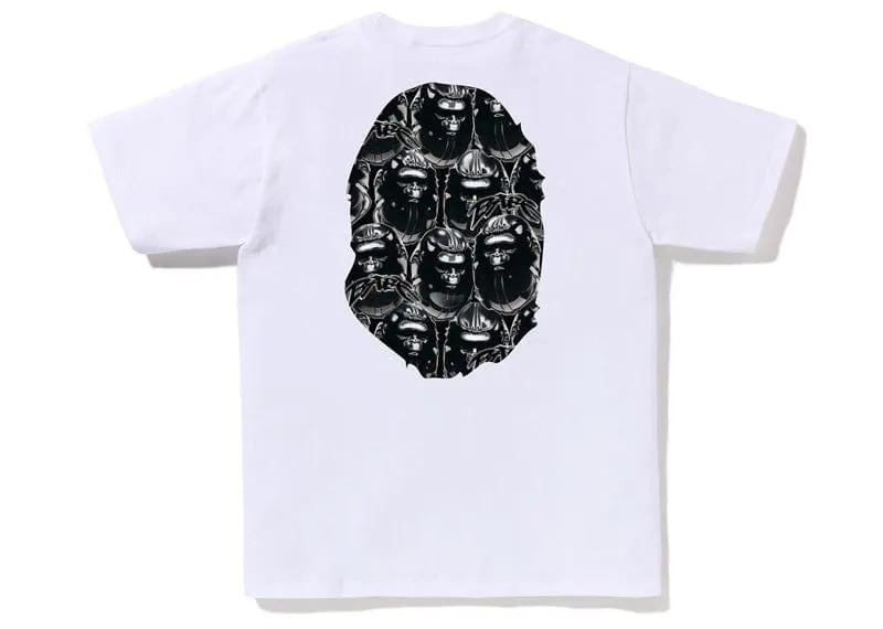 BAPE Ape Head Graffiti Big Ape Head Tee White/Black