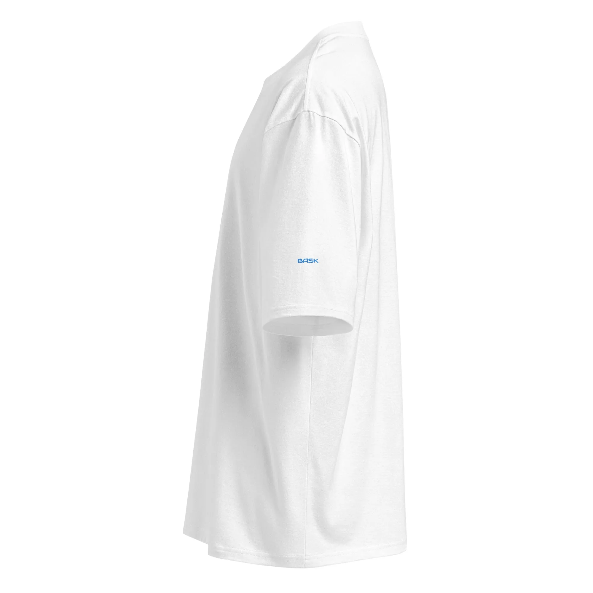 Bask | Blue Cross | Oversized heavyweight t-shirt