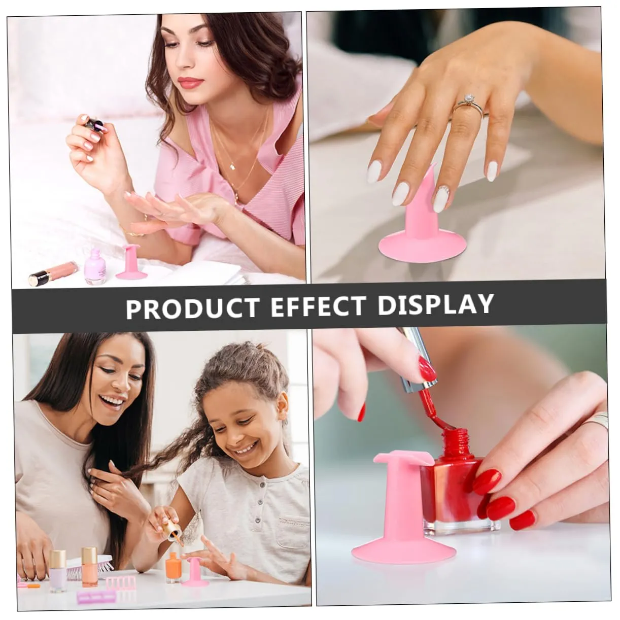 Beaupretty Sets Nail Art Finger Support Stand Manicure Hand Rest for Nail Salon College Personal Use Abs Material Pcs