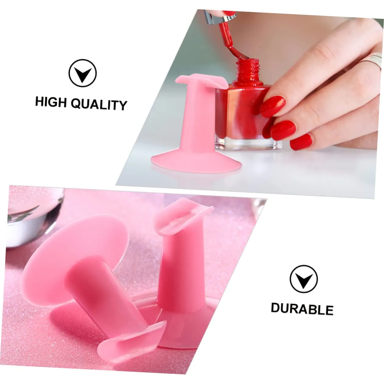 Beaupretty Sets Nail Art Finger Support Stand Manicure Hand Rest for Nail Salon College Personal Use Abs Material Pcs