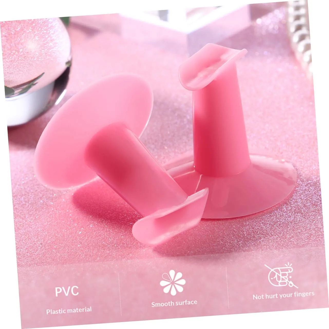Beaupretty Sets Nail Art Finger Support Stand Manicure Hand Rest for Nail Salon College Personal Use Abs Material Pcs